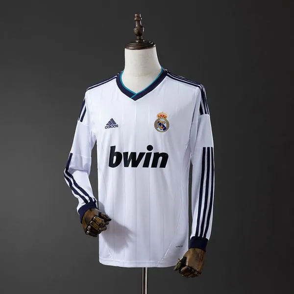 Camiseta de fútbol Real Madrid 2012/13 LOCAL MANGA LARGA VERSION FAN